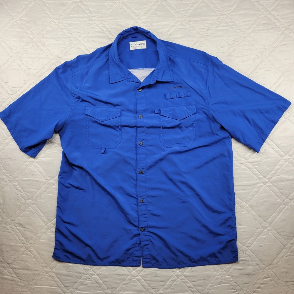 Jawbone Tackle Co dark blue fishing shirt size XL